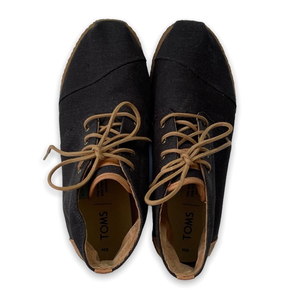 TOMS Canvas and Leather Ankle Boot - Picture 6 of 10